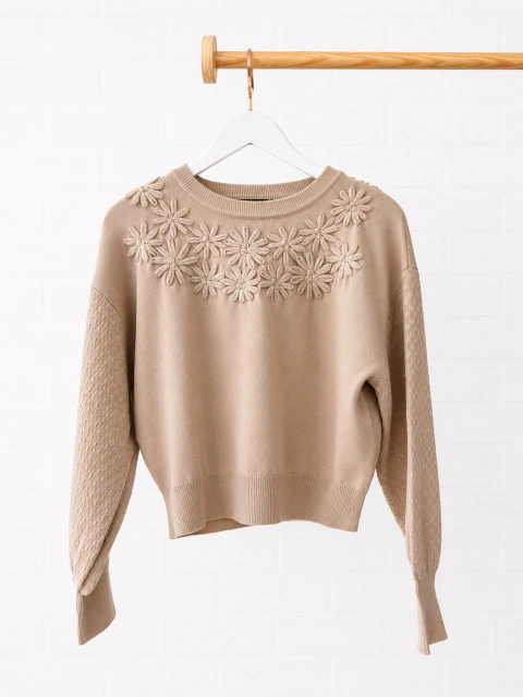 Tricot Modal Flores