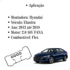 Imagem do Junta Tampa De Valvula Elantra 1.8 16v G4nb Apos 2013 54726k