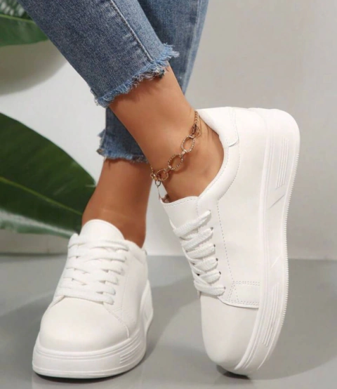 Tênis Casual Essential White