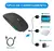MOUSE S/ FIO WIFI USB 2.4GHz E BLUETOOTH RECARREGAVÉL 9H | AG-690 - comprar online