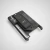 Kit Base Plastica Módulo Externo Video Porteiro Allo Wt7 Preto