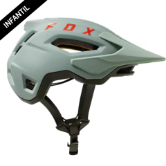 Capacete Infantil Bike Fox Speedframe Verde Eucalipto Mips