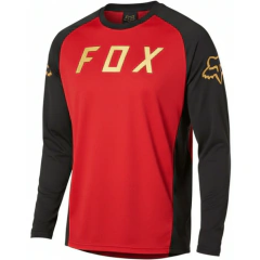 Camisa Bike Fox Defend LS Vermelho