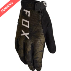 Luva Feminina Fox Ranger Gel Verde Oliva - comprar online