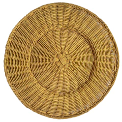 Sousplat Rattan Natural Escuro