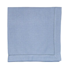 Guardanapo Ponto Ajour em Linho Misto Azul