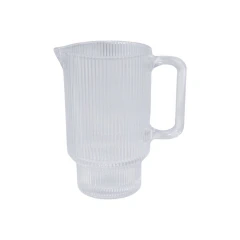 Jarra de cristal canelada