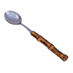 Colher Arroz Bambu natural escuro