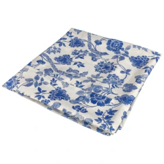 Toalha de mesa com estampa azul de 3,40 m x 2,00 m