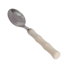Set Colher de Chá Acqua Marfim 6 peças
