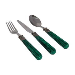 Faqueiro de Mesa Versailles Verde 18 peças