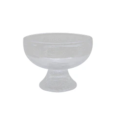 Taça de Sorvete com Bolhas transparente