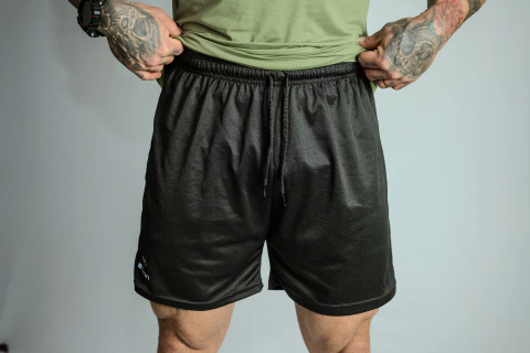 Shorts Duplo Preto com Preto - BAHWI