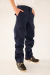 Pantalon Cargo de Grafa Tiro Alto - Azul en internet