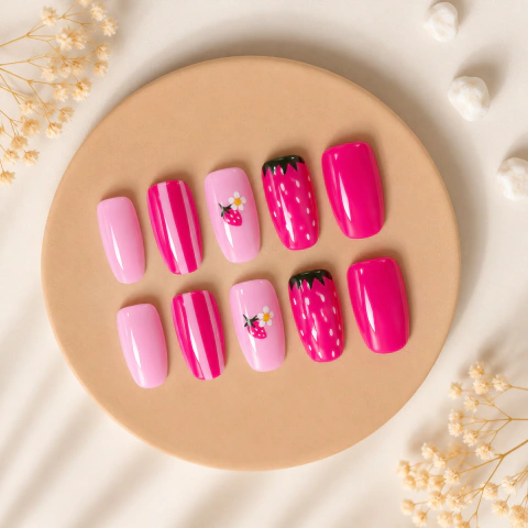 Uñas - Fresa