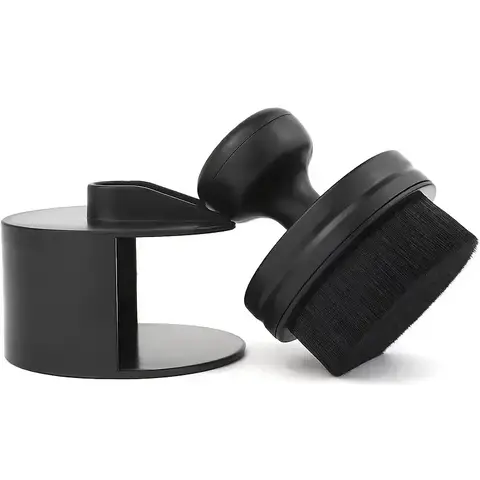 Cepillo Limpiador Antiestático Premium para Vinilos (con Soporte)