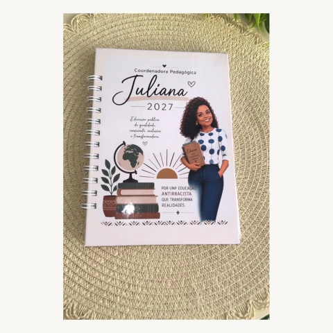 Caderno Personalizado Coordenadora – A5