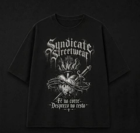 Camiseta Street Heart Oversized