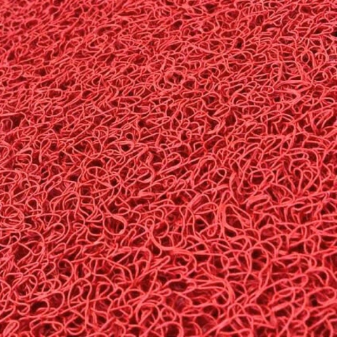 Capacho Vinil Premium Vermelho Escuro 1,20m Largura 12mm - Metro Linear