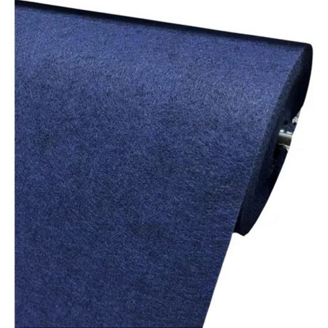 Rolo de carpete de eventos azul marinho