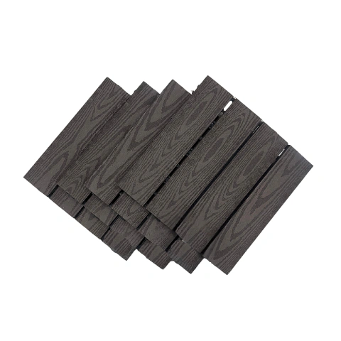 Deck Modular 30x30cm Madeira Plástica WPC Chocolate