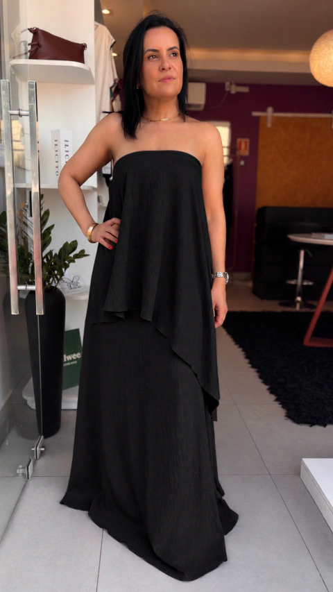 (17473) BLUSA ILICITO ASSIMETRICA PRETO