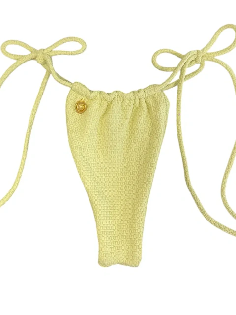 calcinha biquíni cortininha CHLOÉ baunilha