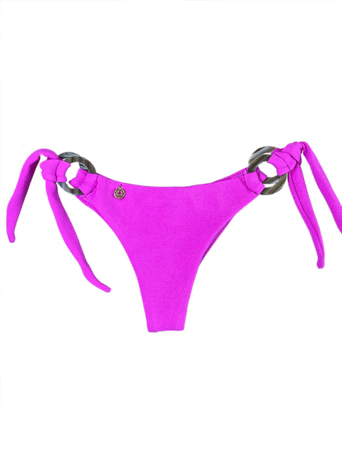 calcinha biquíni lacinho TATI rosa creponê