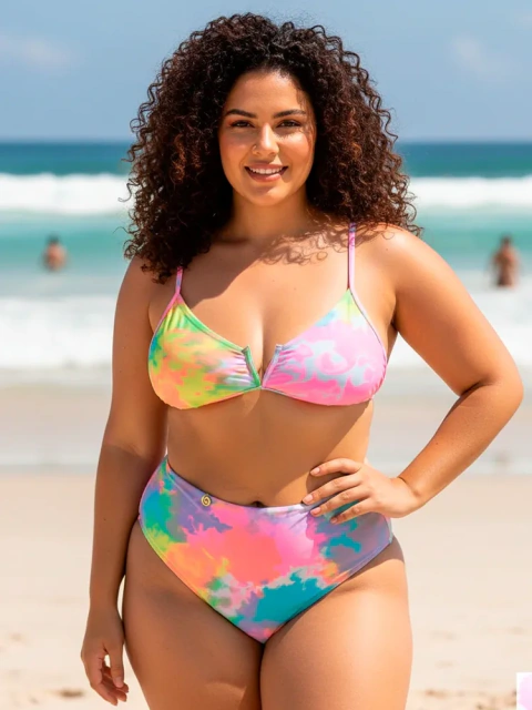 top biquíni V candy