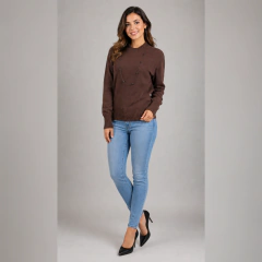 Blusa Tricot Lisa– Marrom Chocolate na internet