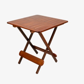 Mesa dobrável de madeira