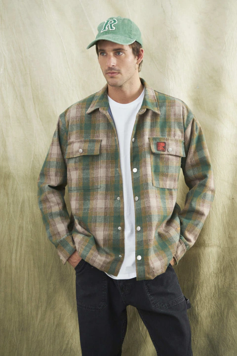 12176 - CAMISACO CUADROS FORRADO - comprar online