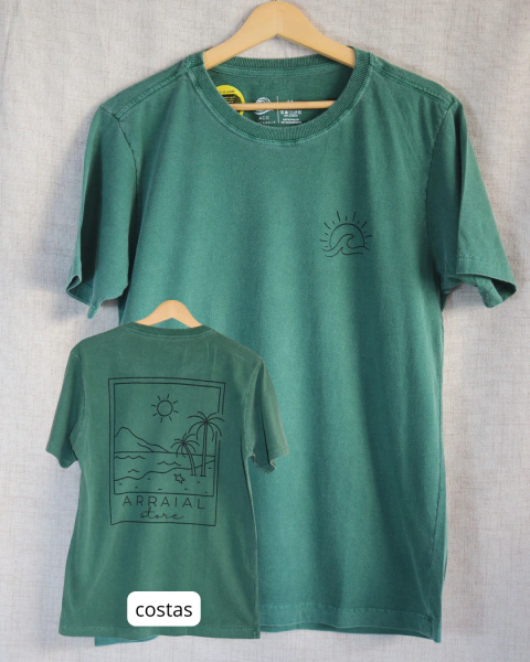 Camiseta Unissex de Manga Sol da Manhã | Arraial Store | Arraial do Cabo