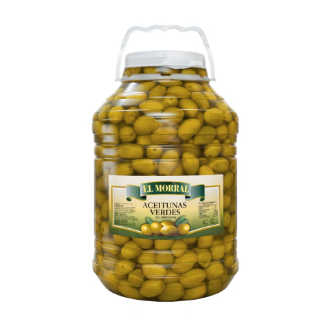 Bidón de Aceitunas Verdes Enteras x 5 kg