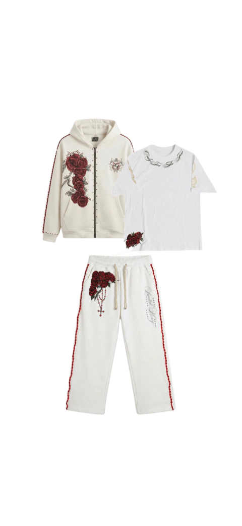CONJUNTO SINFULROSES BLANCO