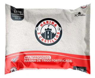 Harina Multipropósito 3castillos Bulto 2.5kg