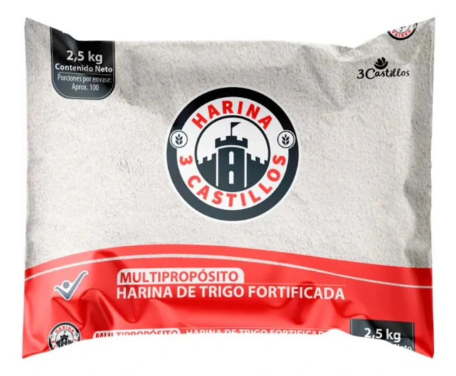 Harina Multipropósito 3castillos Bulto 2.5kg