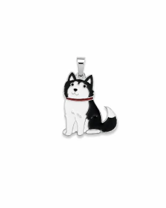 Pingente pet dog bicolor aço - comprar online