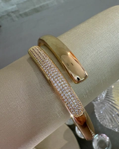 Bracelete cruzado cravejado - comprar online
