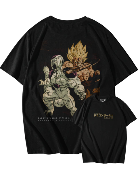Remera Goku vs Freezer - Oversize 20.1