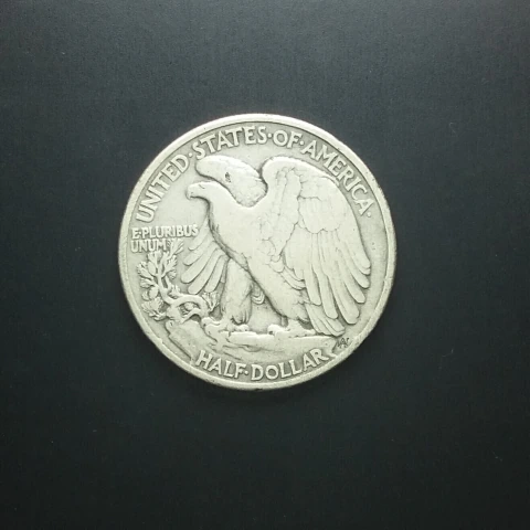 Estados Unidos da América ½ dólar, 1937 - Walking Liberty