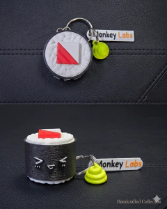 Llavero Clicker "Tuna Maki Kawaii" - Edición Especial Monkey Labs