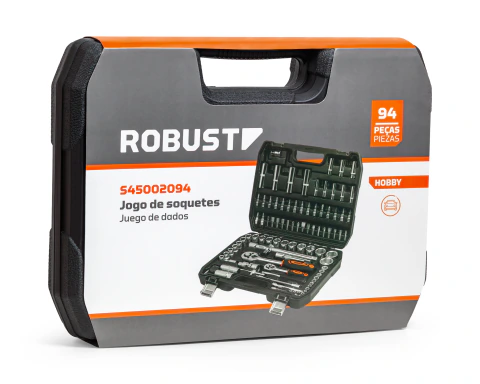 S45002094 JOGO DE SOQUETES 94 PECAS ROBUST