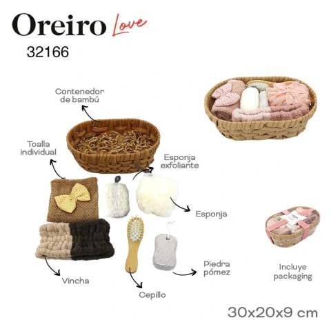 LAS OREIRO SET DE BAÑO
