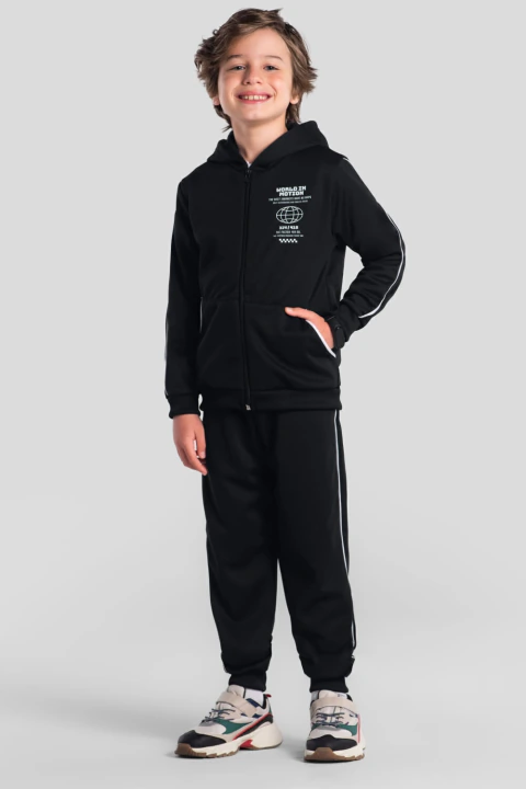 Conjunto Infantil Menino em Moletom Sport Brandili