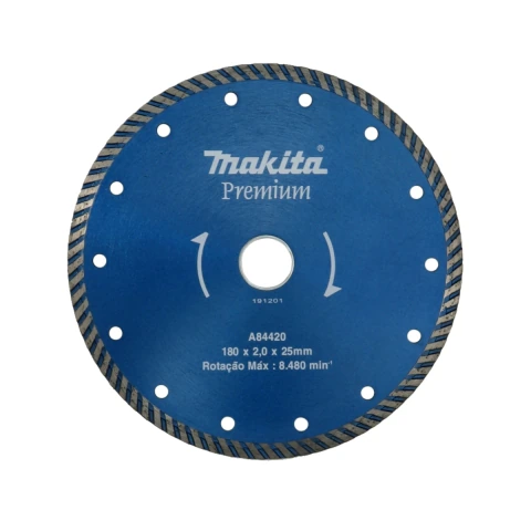 Disco Diamantado Turbo 180 mm x 25 mm A-84420 Makita