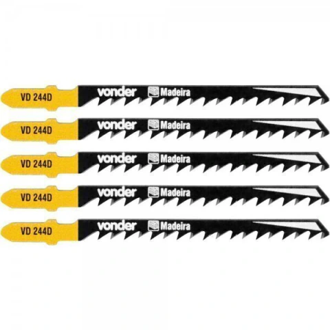 Lamina Serra Tico-Tico Aço Carbono Vd 244d 6dpp Encaixe T Pa