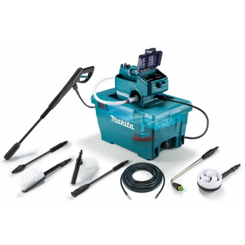 Lavadora de Alta Pressão Sem Fio 36V Com Caixa de Água 2 Baterias Carregador DHW080PT2 220V Makita