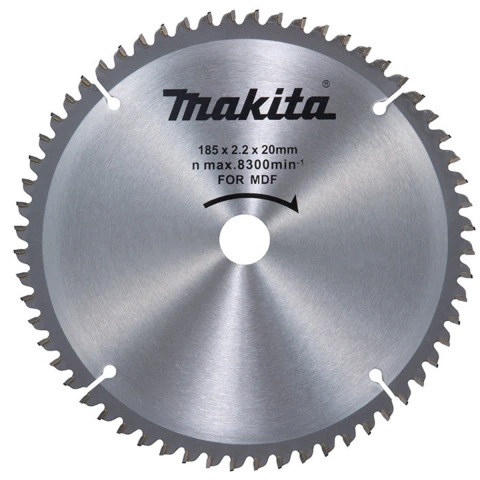 Disco Lâmina de Serra TCT 185 x 20 mm 60T B-50267 Makita