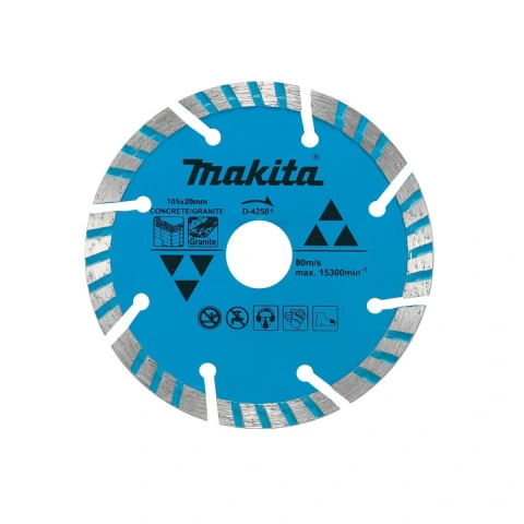 Disco Diamantado 105 x 20 mm Turbo / Segmentado D-42581 Makita